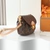 Sunset Handbag. Authentic quality luxury bag crafted in genuine leather comes with authenticity card, dust bag and gift bag. Timeless Elegance, Effortless Versatility. Lovers of the iconic Sunset handbag will be enchanted by this new edition in timeless Monogram coated canvas. Its vintage-inspired silhouette is elegantly accented with smooth leather and refined gold-toned hardware, including a signature tuck lock. Designed for versatility, it can be worn cross-body with the additional leather strap, styled over the shoulder, or carried gracefully by hand. Spacious enough to hold daily essentials, including a long wallet, this piece seamlessly blends classic charm with modern practicality.