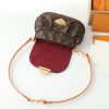 Sunset Handbag. Authentic quality luxury bag crafted in genuine leather comes with authenticity card, dust bag and gift bag. Timeless Elegance, Effortless Versatility. Lovers of the iconic Sunset handbag will be enchanted by this new edition in timeless Monogram coated canvas. Its vintage-inspired silhouette is elegantly accented with smooth leather and refined gold-toned hardware, including a signature tuck lock. Designed for versatility, it can be worn cross-body with the additional leather strap, styled over the shoulder, or carried gracefully by hand. Spacious enough to hold daily essentials, including a long wallet, this piece seamlessly blends classic charm with modern practicality.