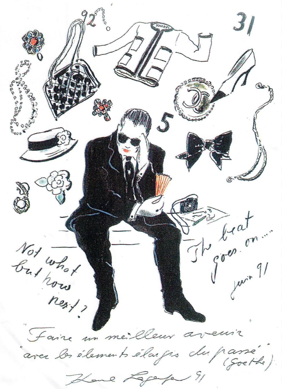 The Code of CHANEL ilustrated by Karl Lagerfeld.